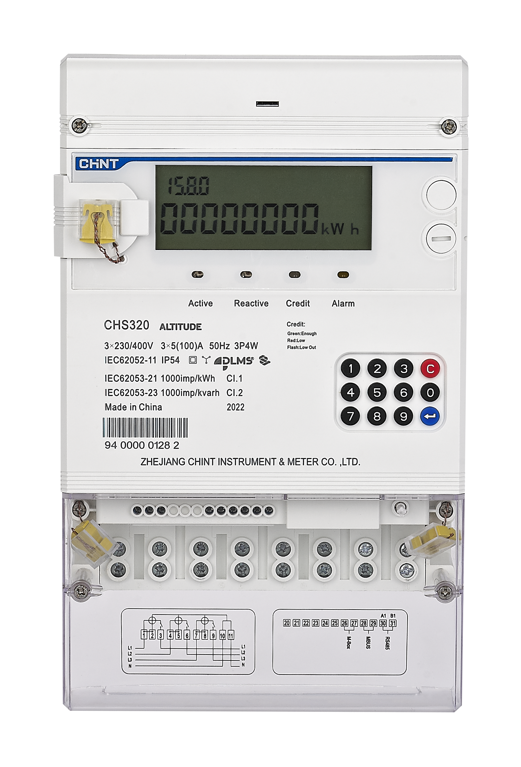 CHS320 Three Phase Smart Meter